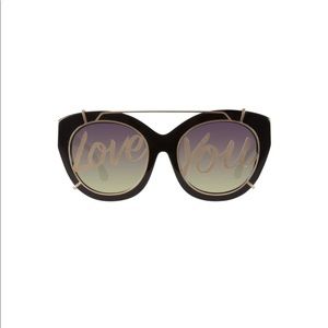ALICE OLIVIA I LOVE YOU WALKER SUNGLASSES NEW